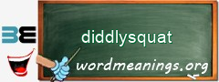 WordMeaning blackboard for diddlysquat